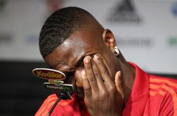 El joven se despedía entre lágrimas del equipo de su corazón, el Flamengo.