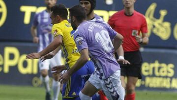 Valladolid y Cádiz firmaron tablas (1-1).