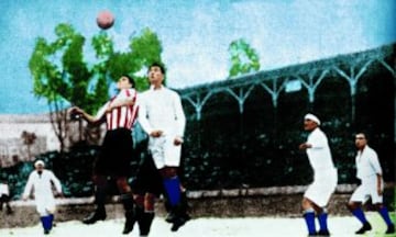 El 27-01-1929, Athletic y Madrid jugaron en San Mamés la vuelta de semifinales de Copa, en lo que acabó conociéndose como el Partido de las ranas. El choque tuvo lugar bajo un aguacero y en un campo embarrado. Además, una empresa bilbaína publicitó uno de sus productos regalando un juguete que emitía un sonido similiar al croar de una rana. La grada no paró de usarlo para animar a los suyos, pero no sirvió. El Madrid ganó por primera vez en San Mamés (1-4) y fue a la final, que perdió con el Español de Zamora (2-1).