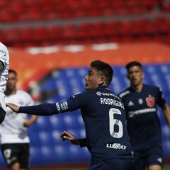 La batalla de Mouche y Suazo en el primer tiempo del Superclásico
