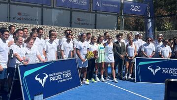 Acto de presentación de Tour de Rafa Nadal.