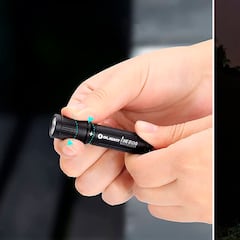 Esta minilinterna de llavero de 6 cm puede iluminar hasta 48 metros en la oscuridad