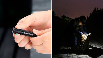 Esta minilinterna de llavero de 6 cm puede iluminar hasta 48 metros en la oscuridad