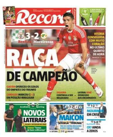 Portadas de la prensa deportiva