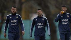 Otamendi, Kun y Demichelis.