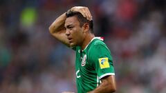 Marco Fabián tiene una lesión en el ojo y no jugaría ante Portugal