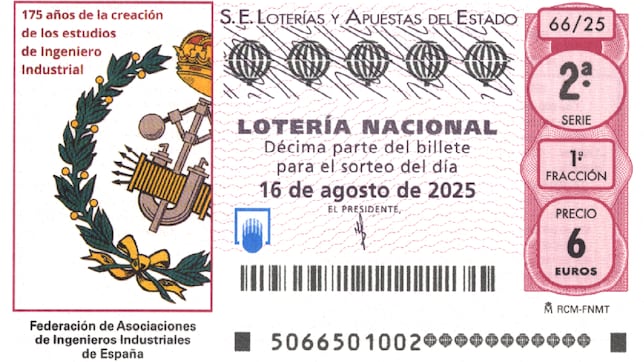 Lotería Nacional en directo: comprobar los resultados del sorteo de hoy, sábado 16 de agosto