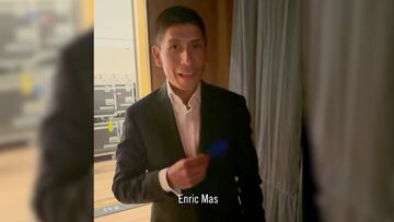 El ciclista colombiano con seguridad postuló al español.