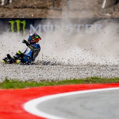 Aldeguer se cae entrenando y se fractura el fémur