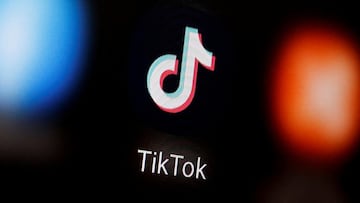 FILE PHOTO: A TikTok logo is displayed on a smartphone in this illustration taken January 6, 2020. REUTERS/Dado Ruvic/Illustration/File Photo