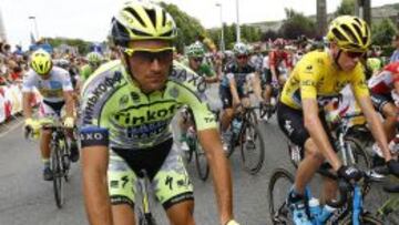 Ivan Basso durante el Tour de Francia. 