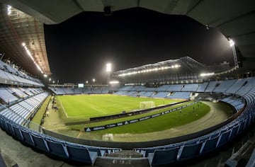 General view of the Balaidos Stadium