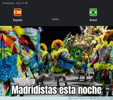 Vinicius se convierte en el protagonista de los memes del España - Brasil