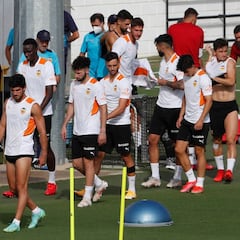 Bordalás ya los exprime en 'la rampa' de Valdano