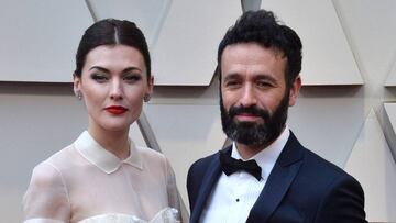 Rodrigo Sorogoyen (R) and Marta Nieto arrive on the red carpet for the 91st annual Academy Awards at the Dolby Theatre in the Hollywood section of Los Angeles on February 24, 2019. *** Local Caption *** .