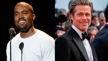 Brad Pitt se codea con las Kardashian y Kanye West hace de las suyas