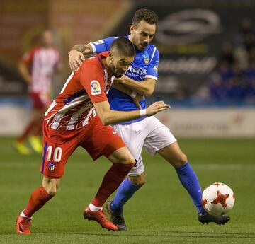 Carrasco con el balón. 