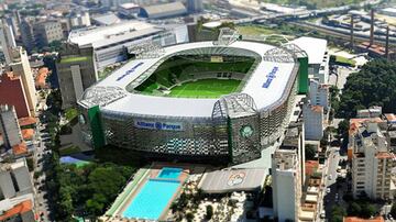 También es conocido como Arena Palmeiras. Fue construido en 2014 tras la demolición del Estadio Palestra Itália en 2010. Tiene capacidad para 55 mil espectadores.