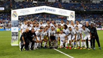 El Madrid derrotó al Milán en el último trofeo Bernabéu celebrado en 2018.