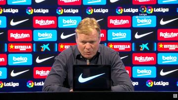 Koeman: "Menos mal que Messi está todavía con nosotros"