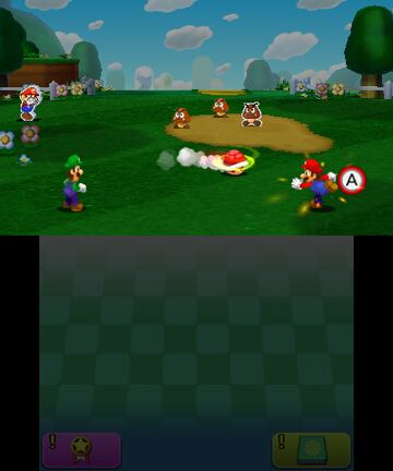 Captura de pantalla - Mario & Luigi: Paper Jam Bros. (3DS)