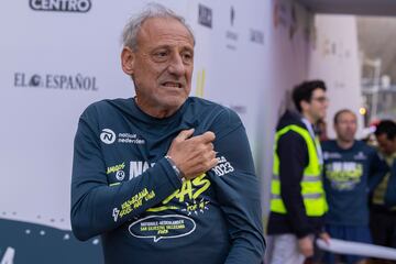 Ferm¨ªn Cacho se prepara para correr la 59? edici¨®n de la San Silvestre Vallecana.