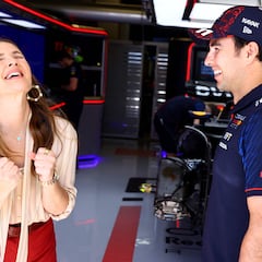 Así fue el encuentro de Drew Barrymore con Checo Pérez