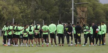 El equipo verde adelanto prácticas pensando en la semifinal de la Copa Águila ante Leones. Tiene la ventaja en la serie y en el Atanasio espera asegurar su pase a la final.