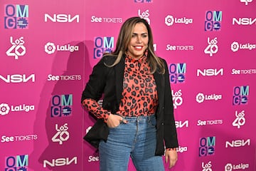 Amor Romeira asiste a la presentación de los concierto de  'OMG! La Liga Music Experience'.