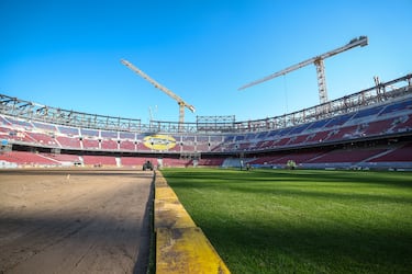 Mediante sus redes sociales, el club catalán enseñó la última novedad del estadio.