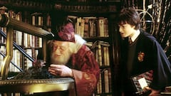 Imagen de Dumbledore y Harry Potter.