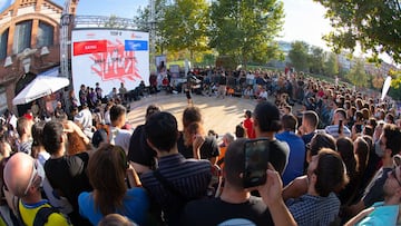 Breakdance en Madrid Urban Sports, petado de público.