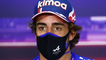 Fernando Alonso (Alpine). Bahr&eacute;in, F1 2021. 