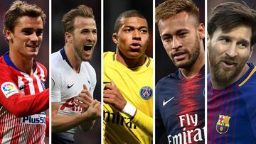 TOP 10 de los jugadores con m¨¢s valor de mercado seg¨²n la KPMG