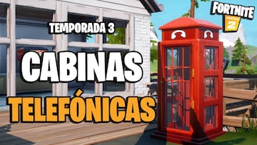 Fortnite Cap&iacute;tulo 2 - Temporada 3 | Ubicaci&oacute;n de las cabinas telef&oacute;nicas
