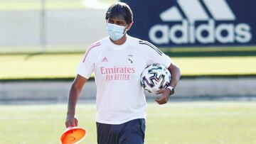 David Aznar, entrenador del Real Madrid Femenino. 