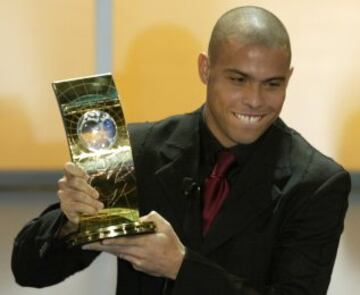 El brasileño ganó el trofeo Fifa World Player en el año 2002.