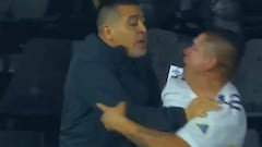 Hinchas de Boca se enfrentan a la policía y Riquelme hace algo nunca visto: ¡el video es viral en redes!