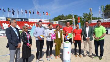 Javier García (Federación Madrileña), Alicia Jiménez (Puerta de Hierro), Daniela Álvarez, Tania Moreno, Sofia Piera (Iberdrola), Belén Carro, Ángela Lobato, Felipe Pascual ((Federación Madrileña)y el supervisor internacional