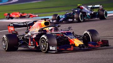 Max Verstappen (Red Bull RB16). Abu Dhabi. F1 2020. 