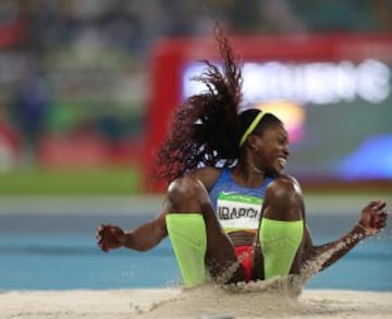 Caterine Ibargüen logra oro olímpico en el Salto Triple