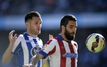 Arda Turan y Lucas Pérez.