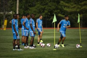 La Selección entrenó durante una hora y media. El trabajó se enfocó en lo físico.