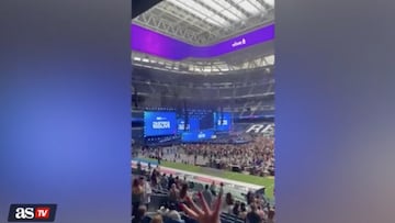 Estadio Santiago Bernabéu en el concierto de Telefónica