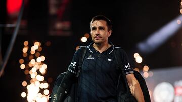 Fernando Belasteguín listo para salir en Madrid.