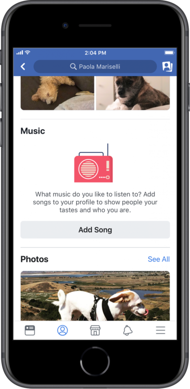 Enchula tu Facebook con música