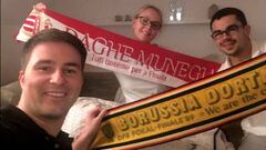 La solidaridad del los fans del Dortmund con los del Mónaco