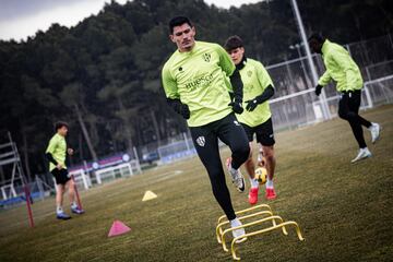 Loureiro, entrenando