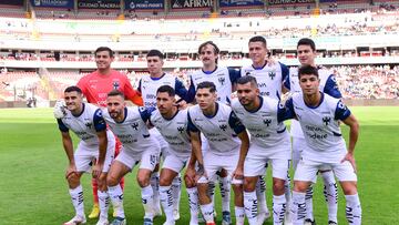 Monterrey team group during the 7th round match between Queretaro and Monterrey as part of the Liga BBVA MX, Torneo Clausura 2025 at La Corregidora Stadium, on February 16, 2025 in Santiago de Queretaro, Mexico.