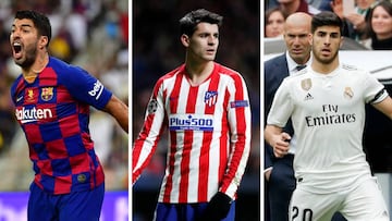 Su&aacute;rez, Morata y Asensio podr&iacute;an tener galones de cara al tramo final de temporada.